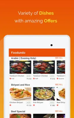 Foodundo android App screenshot 3